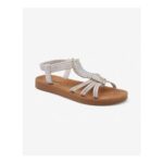 Feather Sandals – White – E-Fit