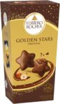 Ferrero Golden Stars Milk Chocolate and Hazelnut, 10 Chocolates, 115g
