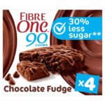 Fibre One 90 Calorie Chocolate Fudge Brownies Snack Bars 4 x 24g – £1.00 ASDA