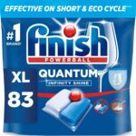Finish Quantum Infinity Shine Dishwasher Tablets, Fresh, 83
