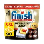 Finish Ultimate Plus All in One Lemon Dishwasher Tablets, 90 Pack – In Store