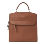 Fiorelli Isla Large Backpack, Pockets, Adjustable Straps, Tan Faux Leather