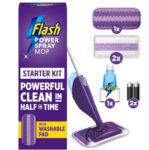 Flash Power Spray Mop Cleaner Starter Kit, 1 Washable, 2 Disposable Pads (£16.15 / £14.45 max S&S)