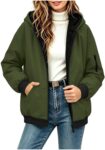 Fleece Lined Waterproof Jackets Women Winter Jacket Warm Clothes with Hood