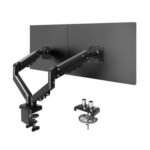 FlexiSpot Dual Monitor Arm Desk Clamp Stand, 17-32, VESA 75/100mm