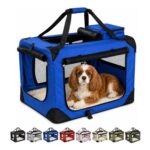 Floofy Friends Soft-Sided Travel Dog Crate, Foldable & Breathable