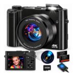 FlyFrost 4K 64MP Digital Compact Vlogging Camera with Autofocus