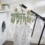 Foldable Peg Hanger with 24 Pegs Free Click and Collect