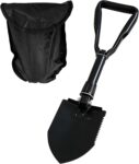 Folding Shovel Foldable Camping Spade Small Garden Trowel Black 46cm
