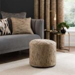 Fontaine Round Foot Pouffe Free Click and Collect