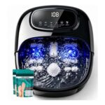 Foot Spa Massager with Heat, Bubbles, UV, Ozone, Rollers