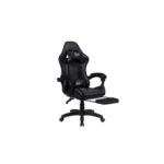 Foot Turbo Massage Leather Recliner PC Gaming Chair with Footrest