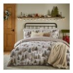 Forest Festivities Duvet Cover Set Natural King