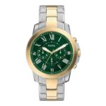 Fossil Grant Watch for Men, Quartz Chronograph, Stainless Steel Strap