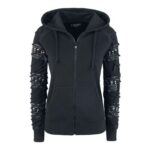 Freaking out Loud Hoodie Jacket Black by Rock Rebel by EMP