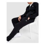 Fred Perry Badge Cuffed Joggers – Black