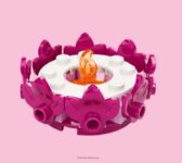 Free Build a LEGO Flower Candle and take it home with you Includes the Belfast Store – See Post