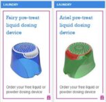 Free Laundry Dosing Device for Ariel, Fairy and Bold