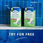 Free Pack of TENA Discreet Ultra Pant Liners