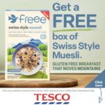 Freee Gluten Free Swiss Style Muesli 450g – 100% Cashback via Hashting Receipt Upload
