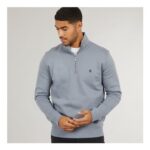 French Connection Mens FC 1/2 Zip Sweatshirt