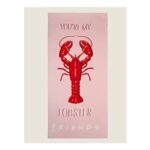 Friends Lobster Printed Beach Towel