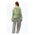 Frill-Trimmed Blouse