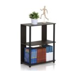 Furinno JAYA 3-Tier Open Bookshelf, Walnut