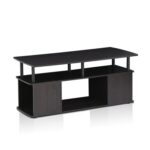 Furinno JAYA TV Stand TV Console with Open Storage Black