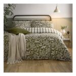 Furn Skandi Woodland Brushed Cotton Super King Size Reversible Duvet Set