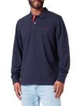 GANT Mens Reg Contrast Pique Ls Rugger Polo Shirt – XXS