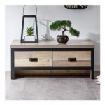 GFW Boston Oak 2-Drawer Coffee Table