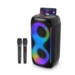 GKD40 Karaoke Machine with Bluetooth PA & 2 Wireless Mics