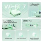 GL.iNet GL-MT3600BE Beryl 7 Wi-Fi 7 Router – Sold by GL.iNet Technologie / FBA