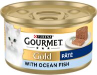 GOURMET Gold Pate Ocean Fish Wet Cat Food 85g (Pack of 12)