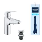 GROHE QUICKFIX Start – Basin Mixer Tap with Pull-Out Spout, 24205003 – Early Prime Deal