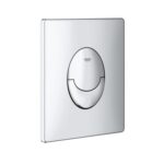 GROHE Skate Air FlushPlate, Vertical Placement, Brushed Chrome