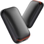 Gaiatop Rechargeable Hand Warmers, 2-Pack, 3 Levels, Fits in Gloves – Sold by Gaiatop FBA