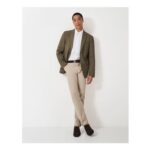 Garbardine Blazer in Tan