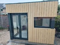 Garden Office Pod (3x3m) PREMIUM L (Insulated, 34 mm Cladding), 9 m²