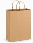Gcirn Small Brown Paper Bags With Handles,Party Bags Paper 70pcs,Gift Bags For Presents,Suitable For Restaurants, Weddings, Schools