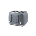 George Home Grey Textured 4-Slice Toaster