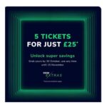 Get 5 Odeon Cinema Tickets for Just £25