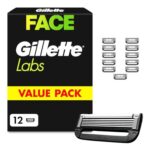 GilletteLabs Razor Blade Refills for Men Pack of 12