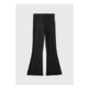 Girls Black Ribbed Flared Leggings (7-15yrs) – 14 Yrs