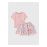 Girls Multicolour Floral Top & Skirt Set (1-8yrs) 1-1.5 Yrs