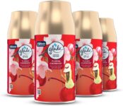 Glade Automatic Spray Refill, Floral Cherries, Air Freshener 4 x 269ml, Packaging May Vary