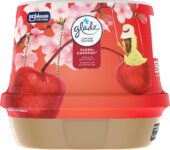 Glade Bathroom Gel Floral Cherries, Air Freshener Odour Eliminator, 180g