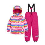 Gogokids Kids Waterproof Ski Suit Set for 3-10 Years