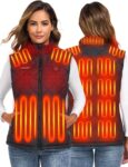 Gokozy Heated Gilet for Women, 15-Zone Heating, Weather-Resistant